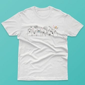 Woof Hello polo blanco mujer - Imagen 2