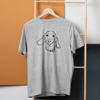 Salchicha camiseta mujer melange - Imagen 2