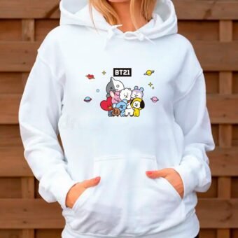 Polera Blanca BT21